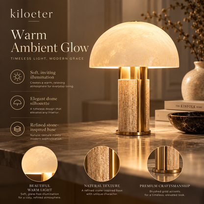kiloeter® Timeless Glow Table Lamp Timeless Light, Modern Grace